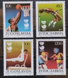BC122, Iugoslavia 1988, 2 serii sport (2 poze)