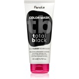 Fanola Color Mask mască colorantă pentru păr TOTAL BLACK 200 ml