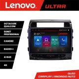 Navigatie Toyota Landcruiser J150 2010-2018 Lenovo 8 core QLED Qualcomm 4+64 360 Android Waze USB Navigatie Internet Youtube Radio