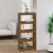 Bibliotecă/Separator cameră maro miere 60x30x135,5 cm lemn pin