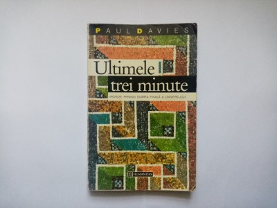 PAUL DAVIES - ULTIMELE TREI MINUTE foto