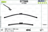 Set stergatoare Mitsubishi Asx; Renault Captur II, Symbioz Motor 1.0, 1.3 Mhev, 1.6 E-Tech 145, parte montare fata, lungime 27 inch, lungime 680 mm,