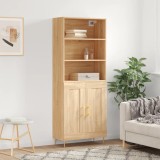 vidaXL Dulap &icirc;nalt, stejar sonoma, 69,5x34x180 cm, lemn compozit