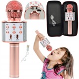 MICROFON FĂRĂ FIR DIFUZOR BLUETOOTH KARAOKE