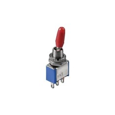 Comutator ON-ON 3 pini 12x6.5x9.5mm cu retinere Goobay