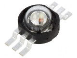 LED RGB 130&deg; 350mA &lambda;d: 460-465nm, 520-530nm, 620-630nm