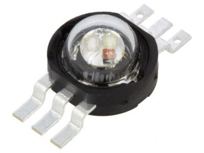 LED RGB 130&amp;deg; 350mA &amp;lambda;d: 460-465nm, 520-530nm, 620-630nm foto