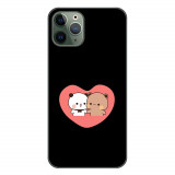 Husa compatibila cu Apple iPhone 11 Pro Max Silicon Gel Tpu Model Bubu Dudu In Heart