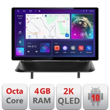 Navigatie Peugeot 3008 5008 Qled 2K Octa Core 4+32 LTE 4G DSP Wifi 5Ghz android auto carplay radio gps internet kit-3008+EDT-E413-2K CarStore Technolo