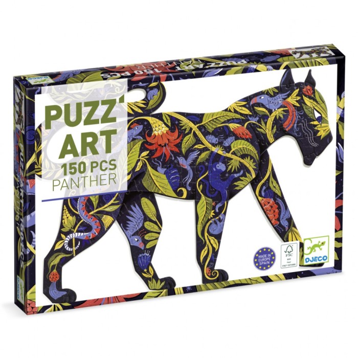 Puzzle Puzz Art Pantera neagra, Djeco