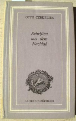 Schriften aus dem Nachlab / Otto Czekelius foto