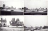 P1199 Lot de 4 poze cu podul Anghel Saligny, Cernavodă, 1989
