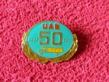Insigna Aniversara 1921-1971 UAB Uzinele Autocamioane Brasov