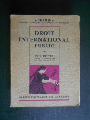 Paul Reuter - Droit international public (1963) foto