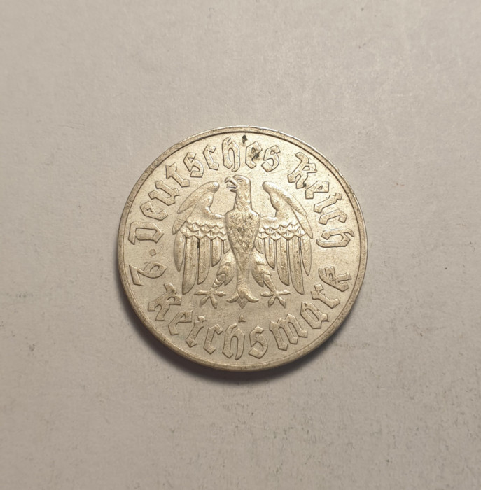 Germania 2 Reichsmark Marci 1933 A Piesa frumoasa de Colectie