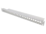 Patch Panel Keystone Gri 24 Porturi 19"