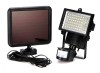 Proiector LED Exterior cu Panou Solar si Senzor Miscare, 60 LED, IP44, Alb Rece