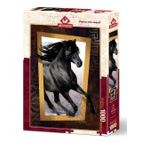 Puzzle 1000 piese - BLACK HORSE, Jad