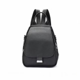 Rucsac de dama, Persephone GT2741, piele naturala, Negru