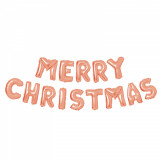 Balon de Crăciun \&#039;Merry Christmas&rdquo; - auriu ros&eacute; 58081C, General