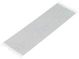 Conector cablu jumper flexibil TE Connectivity Flexstrip 2,54mm 13 pini drepte 101,6mm Nomex