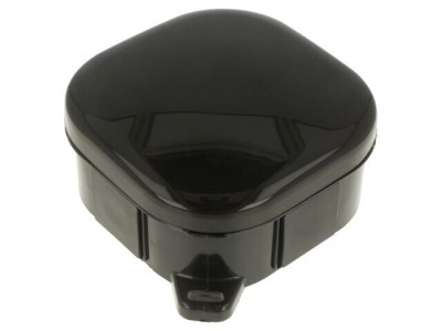 Cutie de Conexiuni IP54 Neagră 92x92x44mm foto