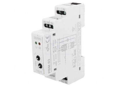 Releu Bistabil Impulsuri NO 16A IP20 PBM-03 foto