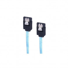 Cablu de date Orico CPD-7P6G-BA90 SATA III 6Gbps cu blocare Blue foto