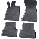 Set de 4 covorase cauciuc 3D stil tavita premium pentru Audi A6 C7 Sedan, Allroad, Avant/Break 2011-2018