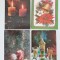 Lot 4 felicitari vechi romneasti anii 80 sarbatori iarna scrise