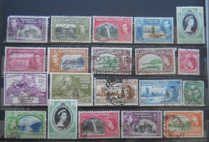 TRINIDAD TOBAGO GEORGE VI ELISABETA II