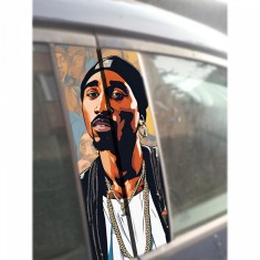 Sticker Auto Rapper pentru Stalpi Usi , Design Urban si Cool