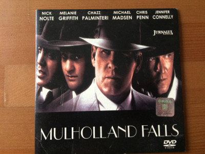 Mulholland Fall DVD disc video film drama actiune de colectie Jurnalul National foto