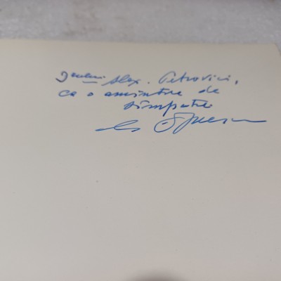 GERICAULT-GEORGE OPRESCU CU DEDICATIE SI SEMNATURA-1957 R4. foto