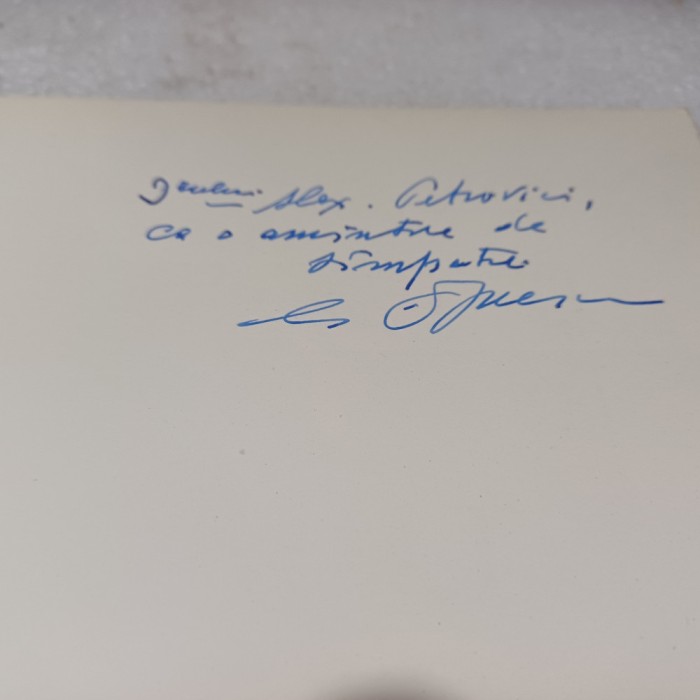 GERICAULT-GEORGE OPRESCU CU DEDICATIE SI SEMNATURA-1957 R4.