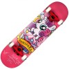 Skateboard Action One, ABEC-7 Aluminiu, 80 x 20 cm, Roz Girly Unicorn
