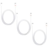 Cumpara ieftin Set 3 Cabluri de Date si Incarcare, Type-C / Type-C, Albe, 2A, Viteza 10 Gbps, 1 M