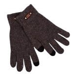 Manusi de barbat, flippy, model tricotat, functie touchscreen (ecran tactil), material acril, manseta elastica, interior catifelat, marime universala,