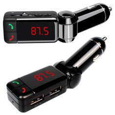 Modulator FM MP3 Bluetooth USB dual si afisaj display foto