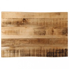 vidaXL Blat de masă contur organic 70x40x2,5 cm lemn masiv mango brut 370657