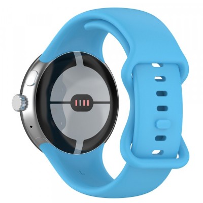 Curea Techsuit W031 pentru Google Pixel Watch 3 45mm, Bleu foto