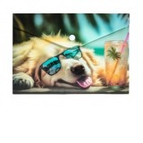 Mapa personalizata cu buton A4 PP Panta Plast, model Chillout dog