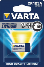 Baterie foto cu litiu CR123A 3V 1600mAh Varta foto