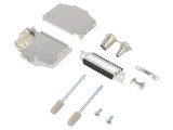 Conector D-Sub 25 PIN Mamă Cu Șuruburi Pe Cablu