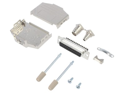 Conector D-Sub 25 PIN Mamă pe cablu foto