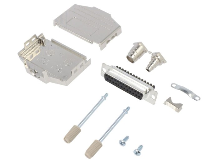 Conector D-Sub 25 PIN Mamă pe cablu