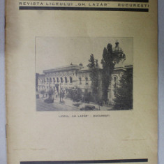 O GEANA DE LUMINA , REVISTA LICEULUI '' GH. LAZAR '' , BUCURESTI , ANUL I , No. 4, MARTIE , 1934