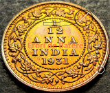 Cumpara ieftin Moneda istorica 1/12 ANNA - INDIA/ DOMINATIE anul 1945 *Cod 2369 B A.UNC EROARE, Asia
