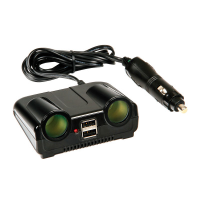 Priza Auto cu Incarcator USB Lampa Power Center foto