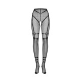 Ciorapi Obsessive Plasa Negri Small-Large Striata Senzuala S123 Lenjerie Sexy